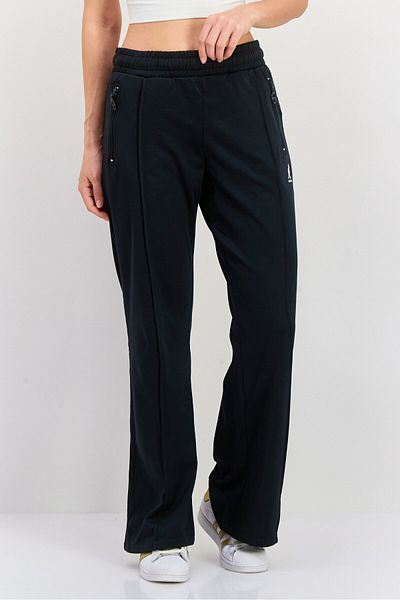 Kangol Women Sportswear Fit Training Wide Leg Jogger Pants , Midnight Navy