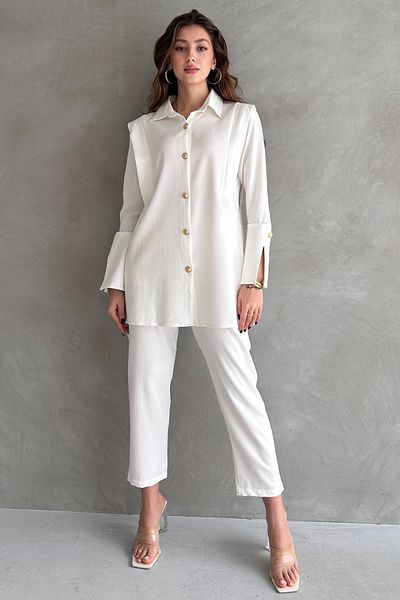 amcacom Double Button Detailed Set