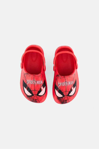 Marvel Toddler Boys Spiderman Sling Back Clogs, Red