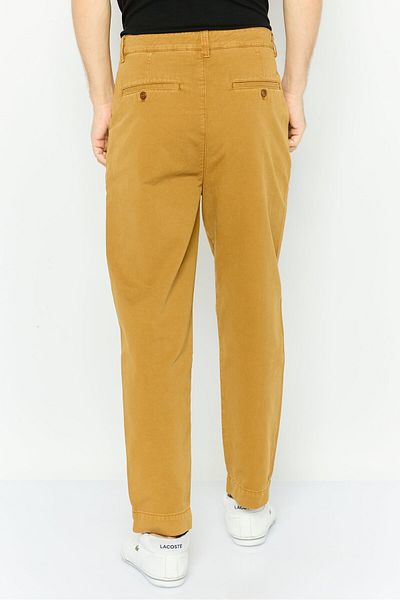 Gant Men Regular Fit Solid Chino Pants, Brown