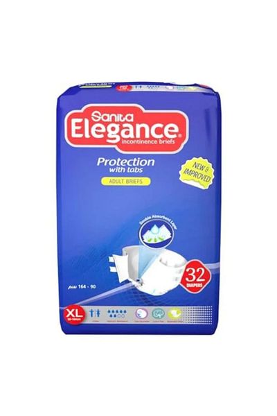 Sanita Elegance Sanita Elegance Adult Diapers Extra Large 32 Diapers