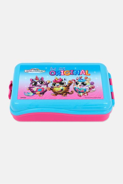 Rainbocorns Be An Original Lunch Box by Zuru 16 L x 10 H x 7 W cm, Pink Combo