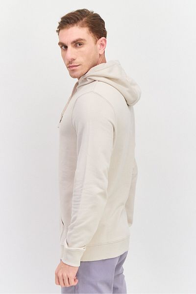 Lyle & Scott Men Hooded Embroidered Logo Long Sleeves Sweatshirt, Light Mist