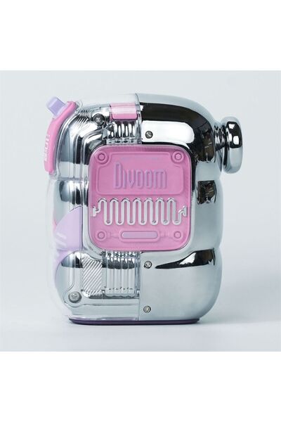 DIVOOM مكبر صوت Spark-Pop المحمول بتقنية البلوتوث - وردي