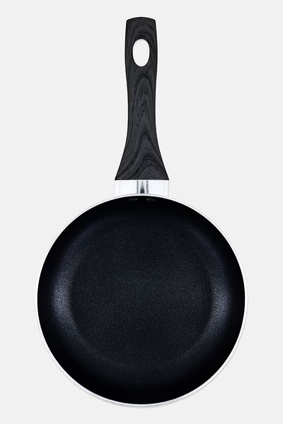 Bombay Aluminum Non Stick Frypan, Black