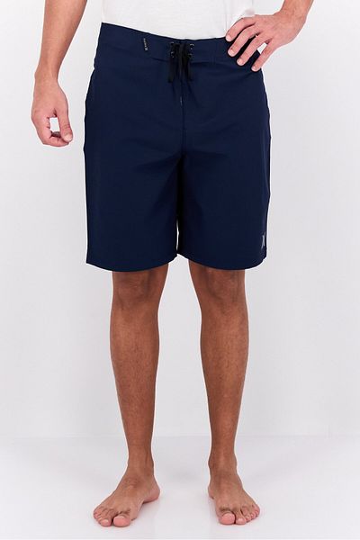 Hurley Men Brand Logo 20 Length Board Shorts, Navy Blue