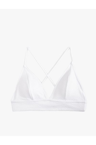 Koton Μπλουζάκι μπικίνι Bralet με λεπτομέρεια με κορδόνια στην πλάτη