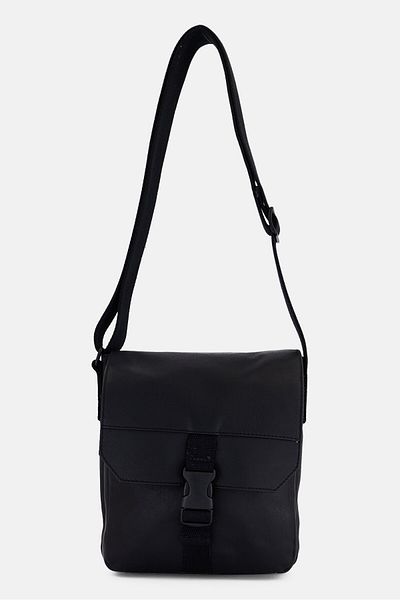 Fossil Men Plain Cross Body Bag 25 H x 21 L x 7 W cm, Black