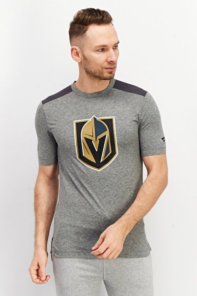 NHL Men Sportswear Fit Embroidered Logo Outdoor T-Shirt, Grey