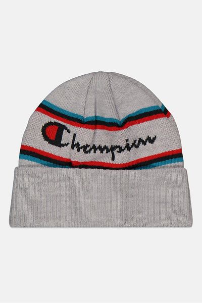 Champion Women Brand Logo Beanie, Grey