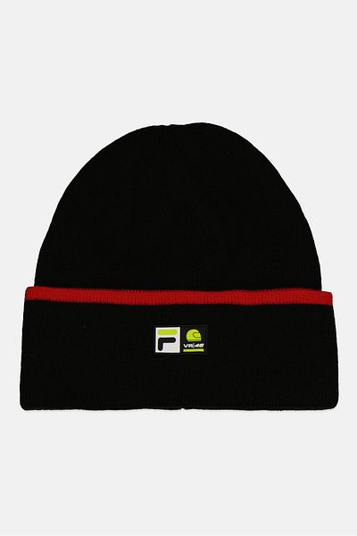 Fila Women Brand Logo Beanie Hat, Black