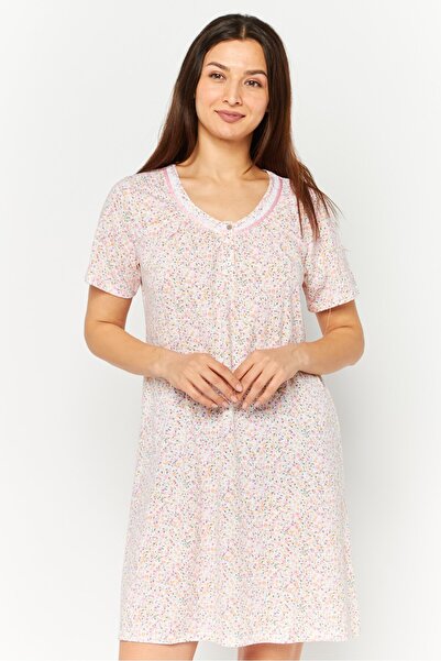 Celestial Dreams فستان نوم نسائي بطبعة زهور، متعدد الألوان