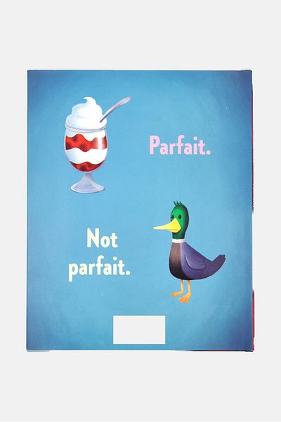 Scott Rothman Parfait, Not Parfait Hardcover Picture Book, Navy Combo