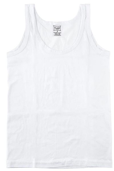 KEYAL Boy's White Combed Cotton Tutku Undershirt - Pack of 6 0124