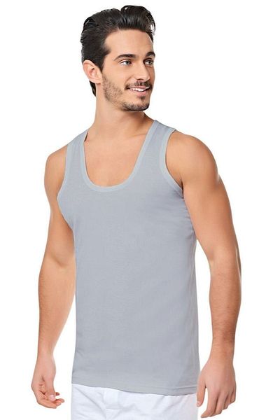 ENTAHA Seher 6 Pack Gray Classic Men's Undershirt