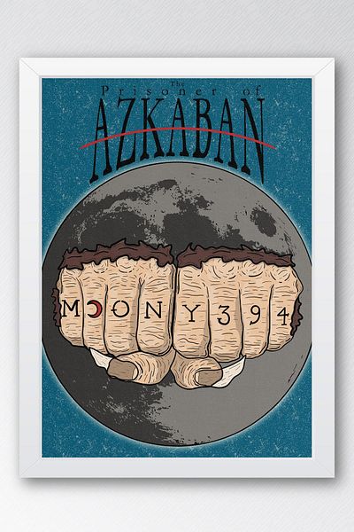 Saturn Pictură înrămată Harry Potter și prizonierul din Azkaban - Pictură poster film