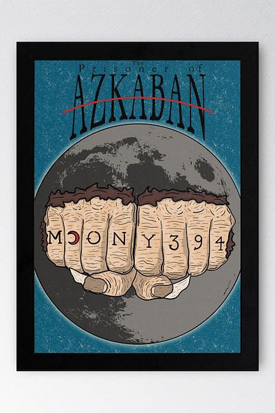 Saturn Pictură înrămată Harry Potter și prizonierul din Azkaban - Pictură poster film