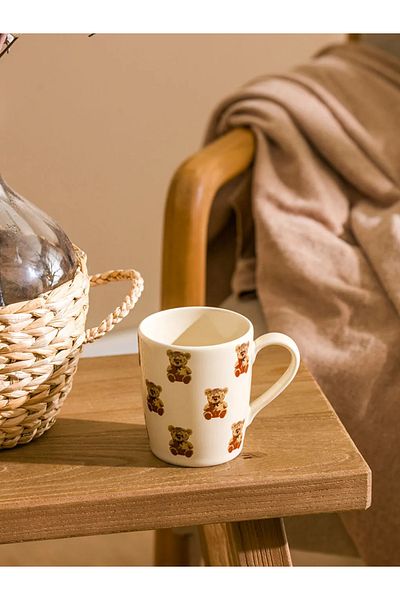 LC Waikiki Lcw Home Beige Bear Printed Mug 270 ml