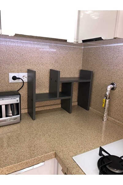 alindi Masaüstü Antrasit Mutfak ve Ofis Düzenleyici Organizer (alindi006)