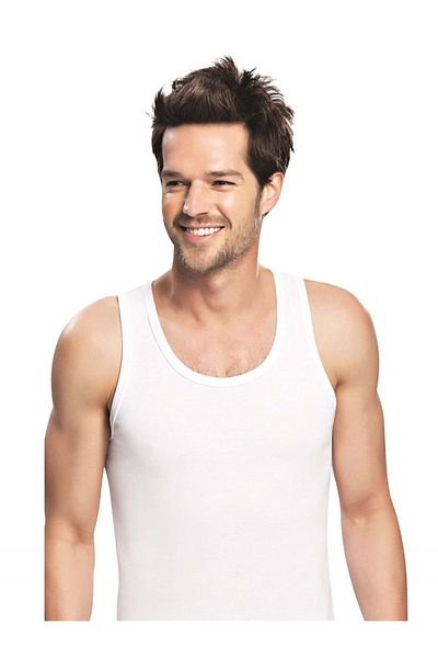 KEYAL Tutku 8-Piece Men's White Cotton Classic Combed Underwear