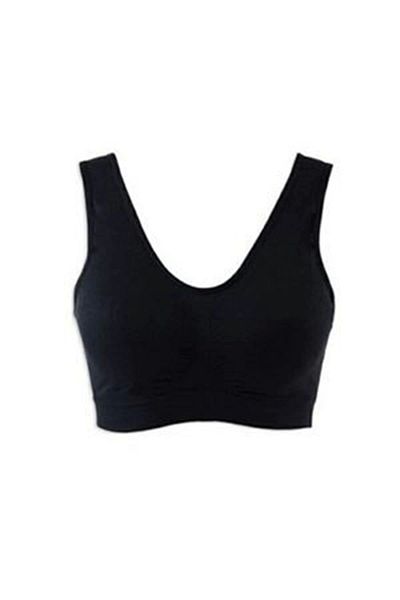 shopwave Black Seamless Women's Padded Bra Corset - 704