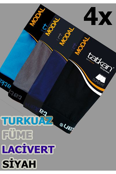tatkan 4-Piece Lycra Modal Men's Boxers