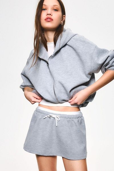 Bershka Mini skirt with double waist