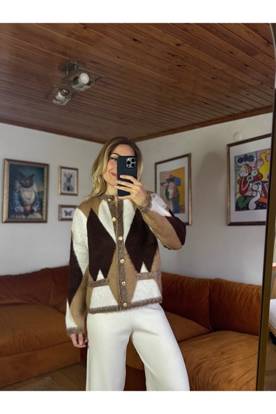 Butik Baklava desenli hırka