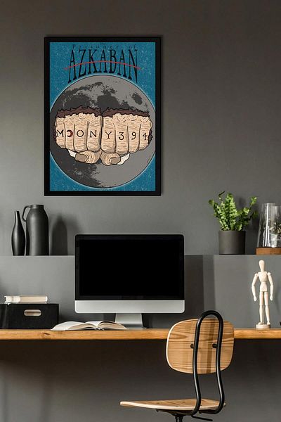 Saturn Pictură înrămată Harry Potter și prizonierul din Azkaban - Pictură poster film