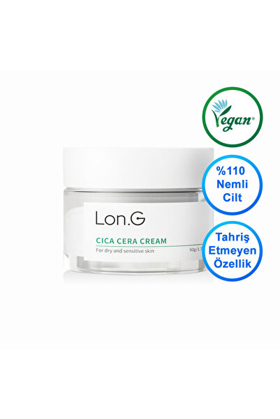 Lon.g K-beauty Cica Sera Yoğun Onarıcı Yatıştırıcı Nemlendirir Bakım Kremi 50 ml