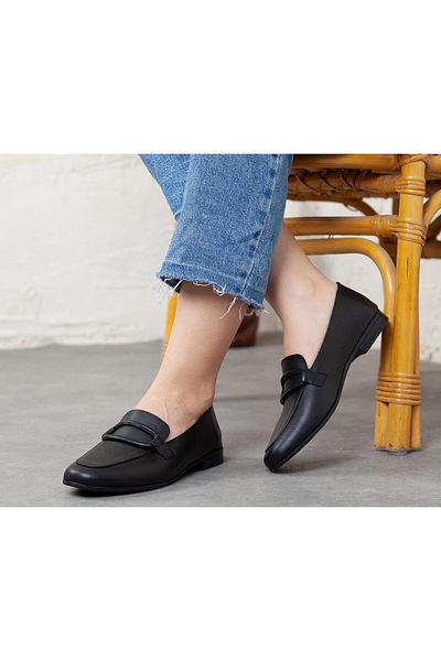 Venüs 23023524 Y Women's Genuine Leather Loafers