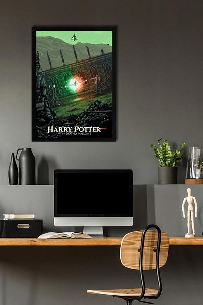 Saturn Pictură înrămată Harry Potter și Relikviile Morții - Pictură poster film