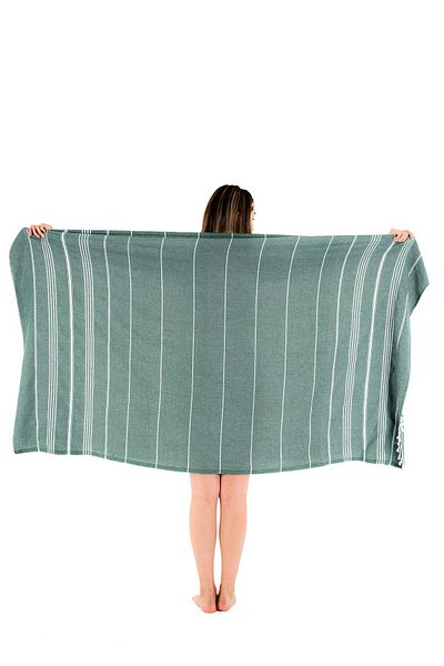 Akaystore 100% βαμβακερό ριγέ μπάνιο Spa Peshtemal |   Πετσέτα παραλίας