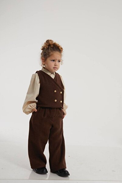 Go Kids Wear Yeni Sezon Kaşe Takım Gömlek dahildir •