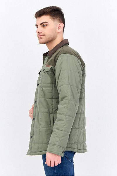 Free Country Men Quilted Puffer Jacket, Olive
