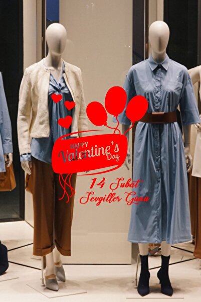 New Jargon Autocolant cu baloane zburătoare și inimi de 60 cm pentru Ziua Înd...