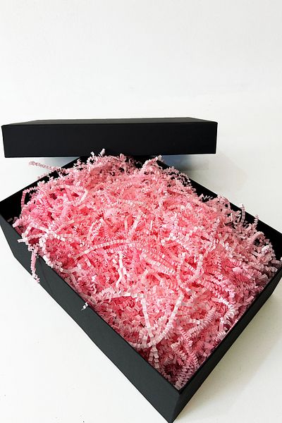 Verahed Zigzag Cropped Pink Pelur Paper - 50 Grams of Ornamental Filling Material