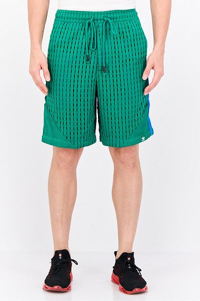 adidas Men Sportswear Fit Training Shorts, Green Combo