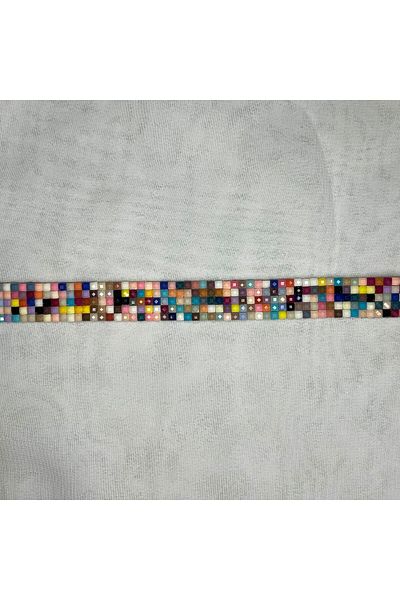 Bukle İplik Mixed Color Transition Complex Iron-On Adhesive Strip (1 Meter)