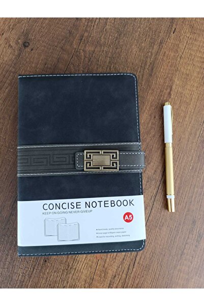 Motivart Şık ve Fonksiyonel Ofis Hediye Kutusu & Kum Saati & Ajanda & Kalem & Not Tutucu & Motivasyon Kartı