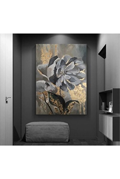 AR AJANS KANVAS TABLO Modern Flower Canvas Smiley Picture