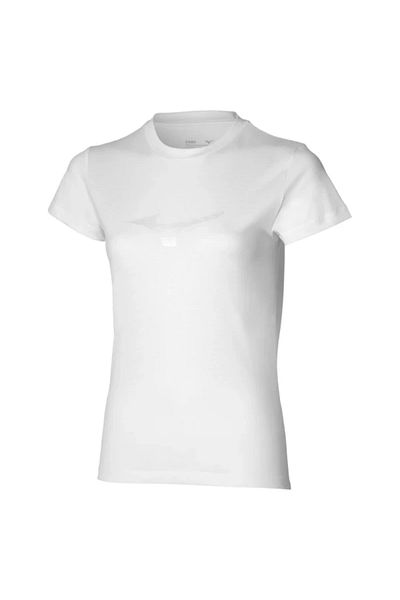 MIZUNO Λευκό γυναικείο μπλουζάκι - Athletics Rb Tee