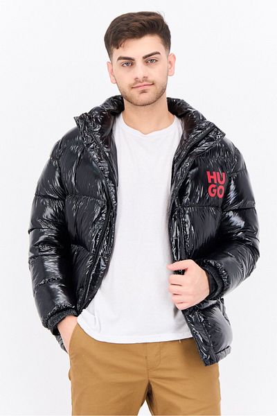 Hugo Boss Men Quilted Puffer Jacket, Black