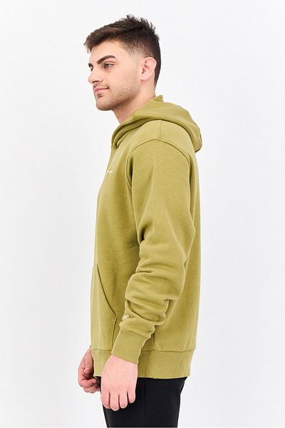 Champion Men Sportswear Fit Embroidered Logo Long Sleeves Outdoor Sweatshirt, Olive