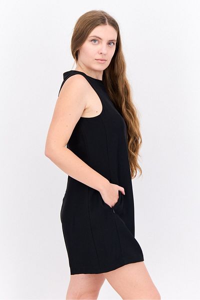 Lyle & Scott Women Brand Logo Mini Dress, Black