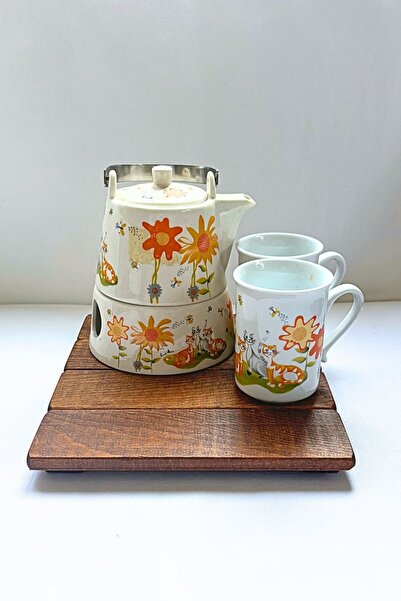 Bag The Joy Leftover - Dekoratif Kahverengi 1. Sınıf Masif Ahşap El Yapımı Su...