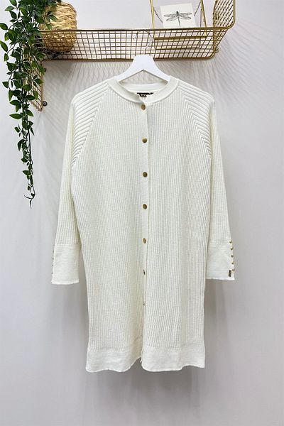 Invee Cardigan Ecru - Model INVE 6863