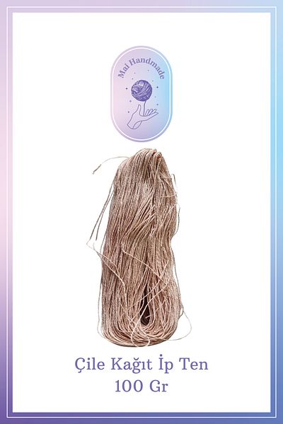 Mai Handmade 100 γραμμάρια Χαρτί Χρώμα Δέρμα Πλεκτό