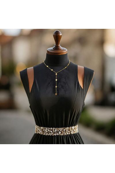 MR Y Model Star Figure Necklace