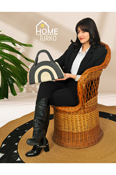 HomeTurko Bohemian Women's Bag, Jute Women's Bag, Ethnic Pattern Women's Bag, Hand Bag, Jute Bag,